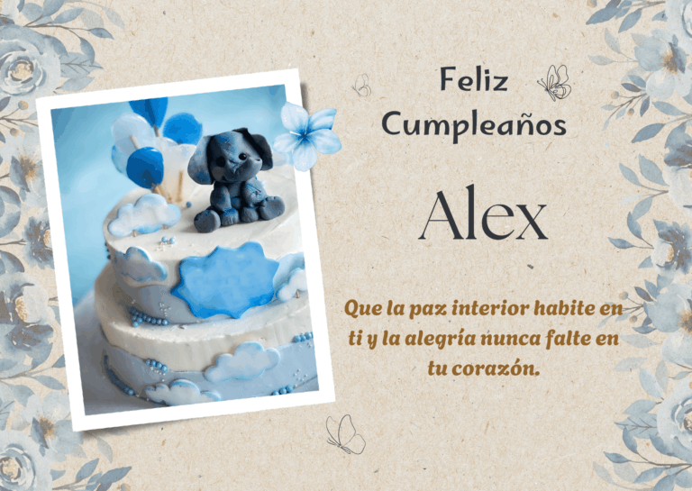 Felicidades Alex