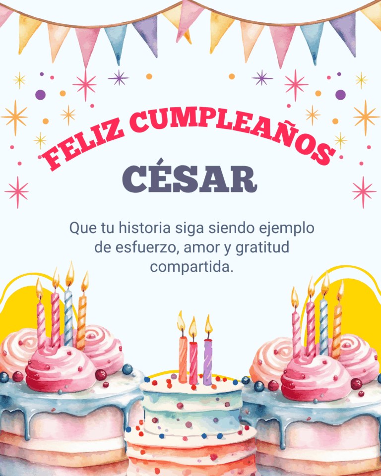 Felicidades César