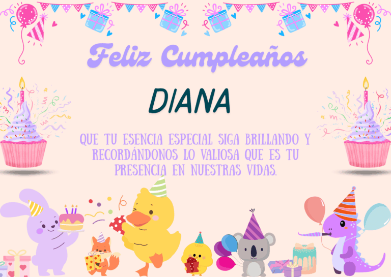 Felicidades Diana