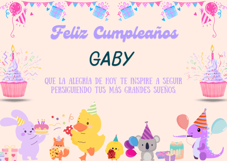 Felicidades Gaby