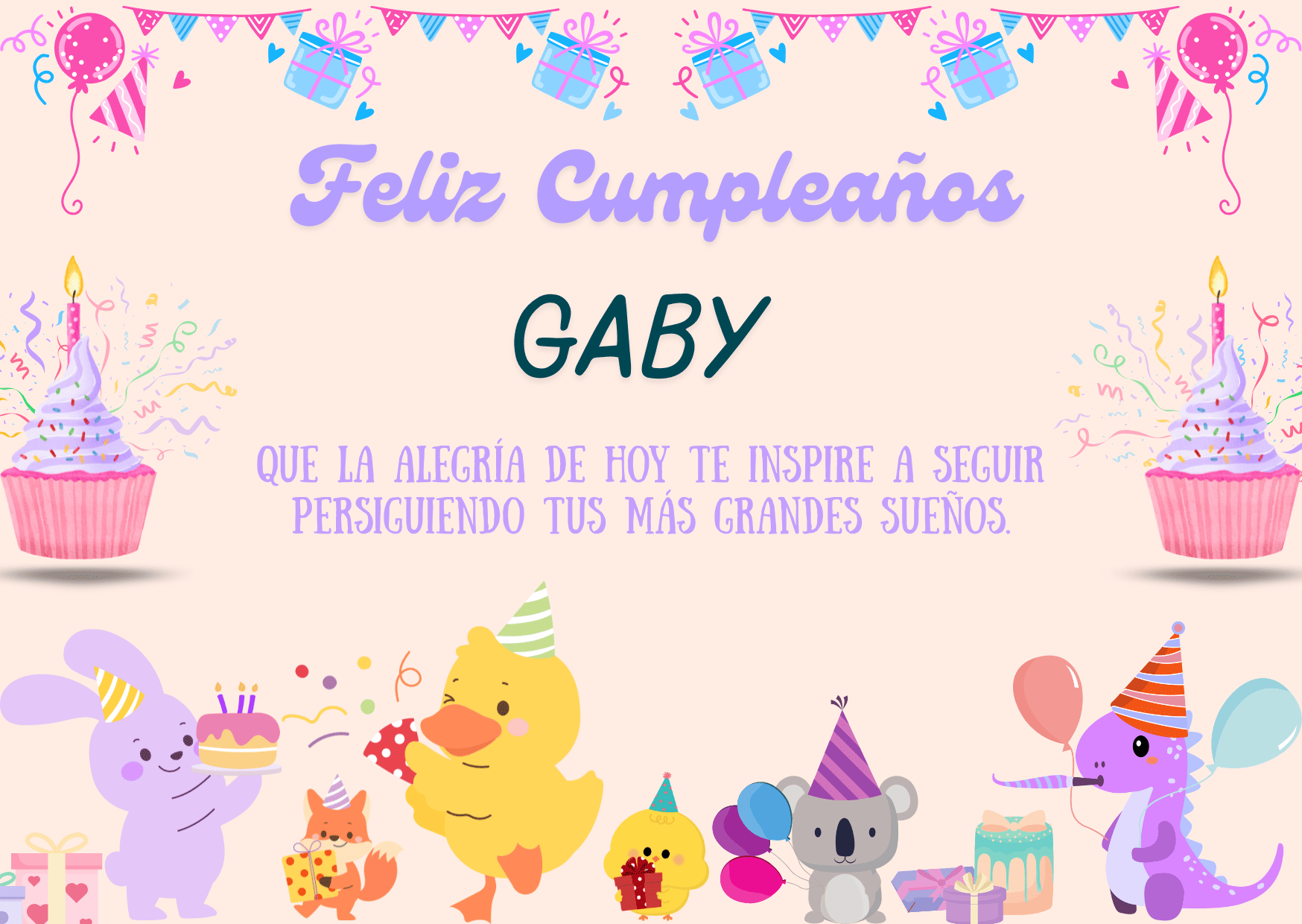 Felicidades Gaby