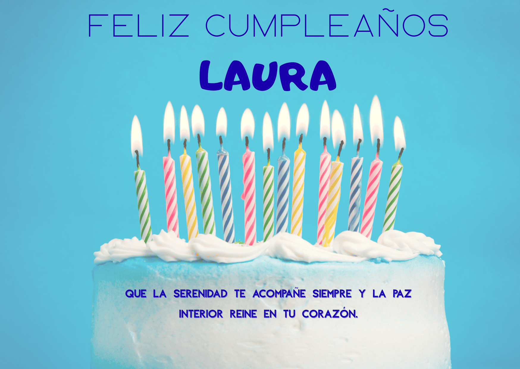 Felicidades Laura