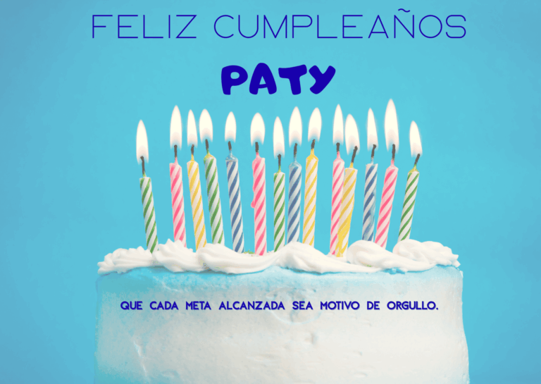 Felicidades Paty
