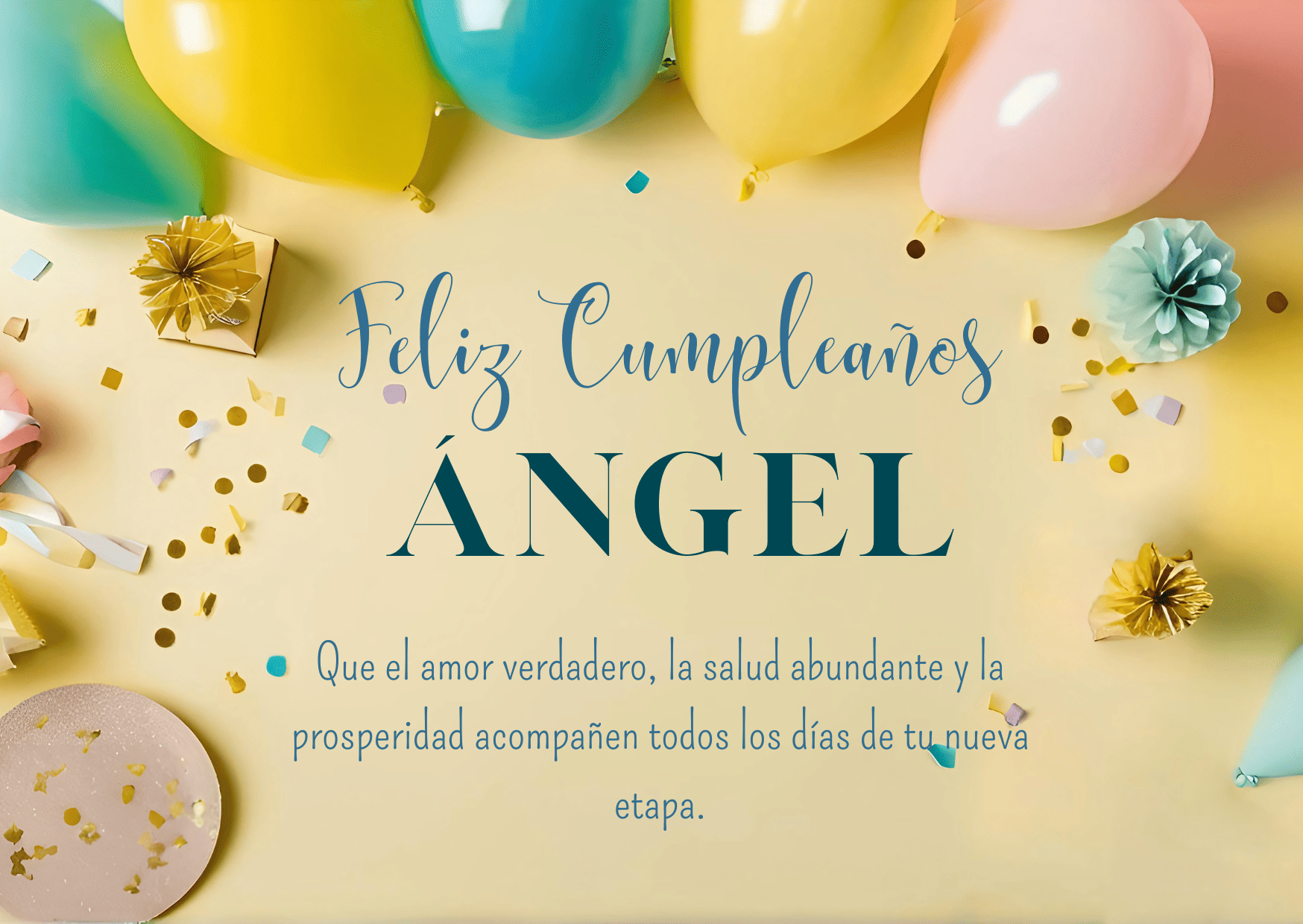 Felicidades Angel