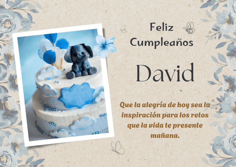 Felicidades David