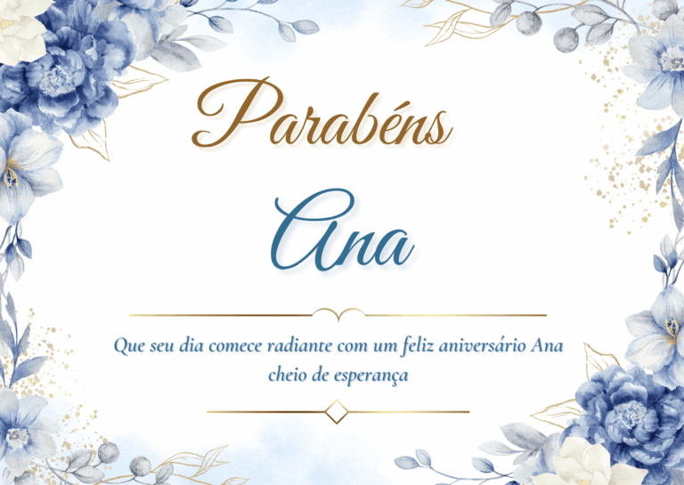 Parabéns Ana