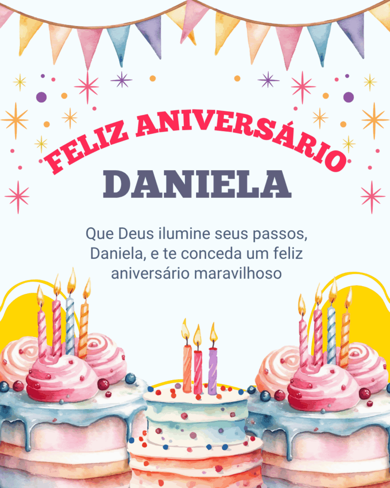 Parabéns Daniela
