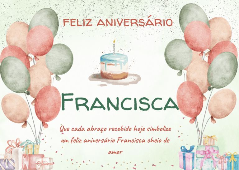 Parabéns Francisca