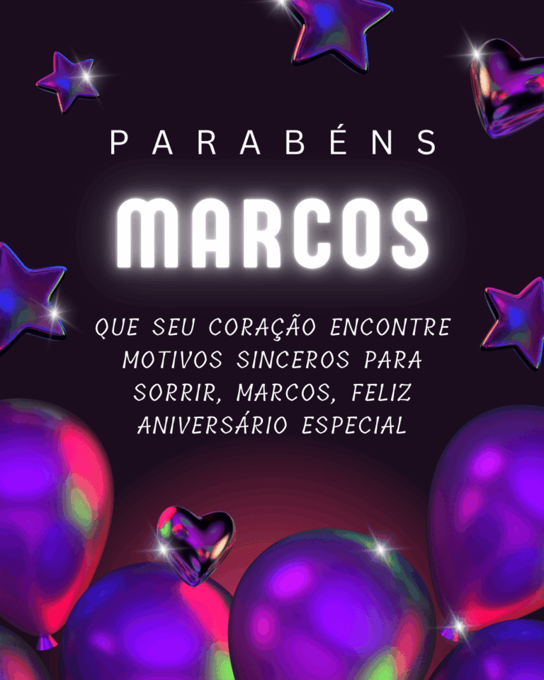 Parabéns Marcos