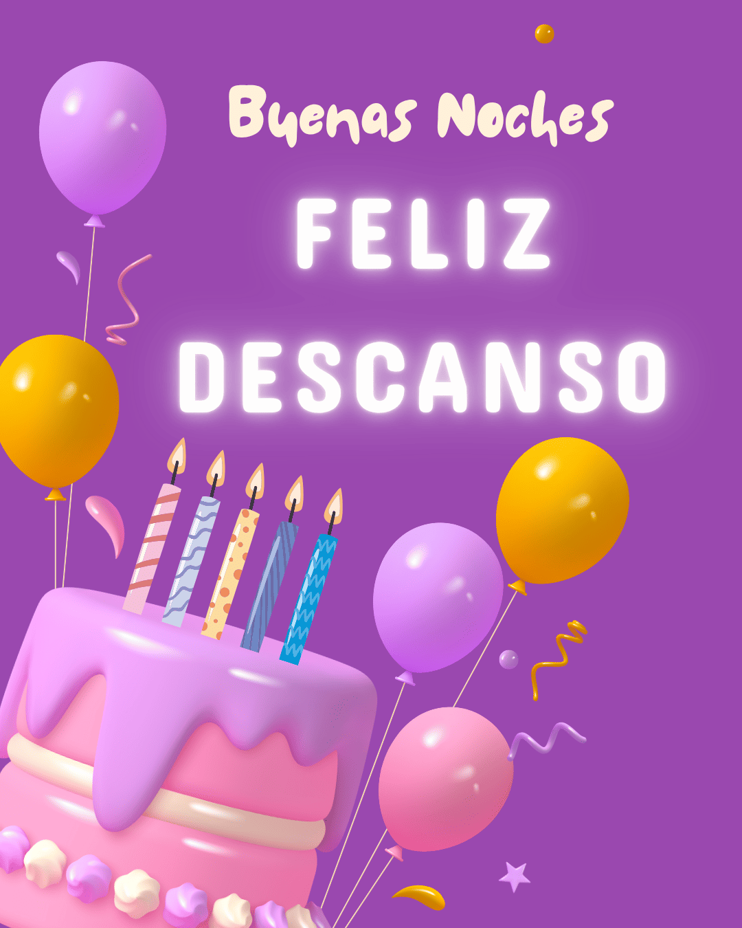 Buenas Noches Feliz Descanso