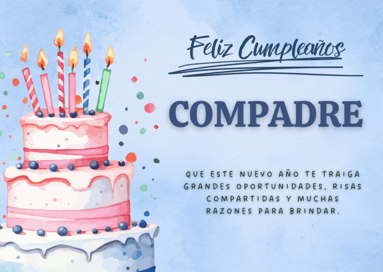 Felicidades Compadre