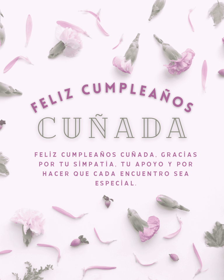 Felicidades Cuñada