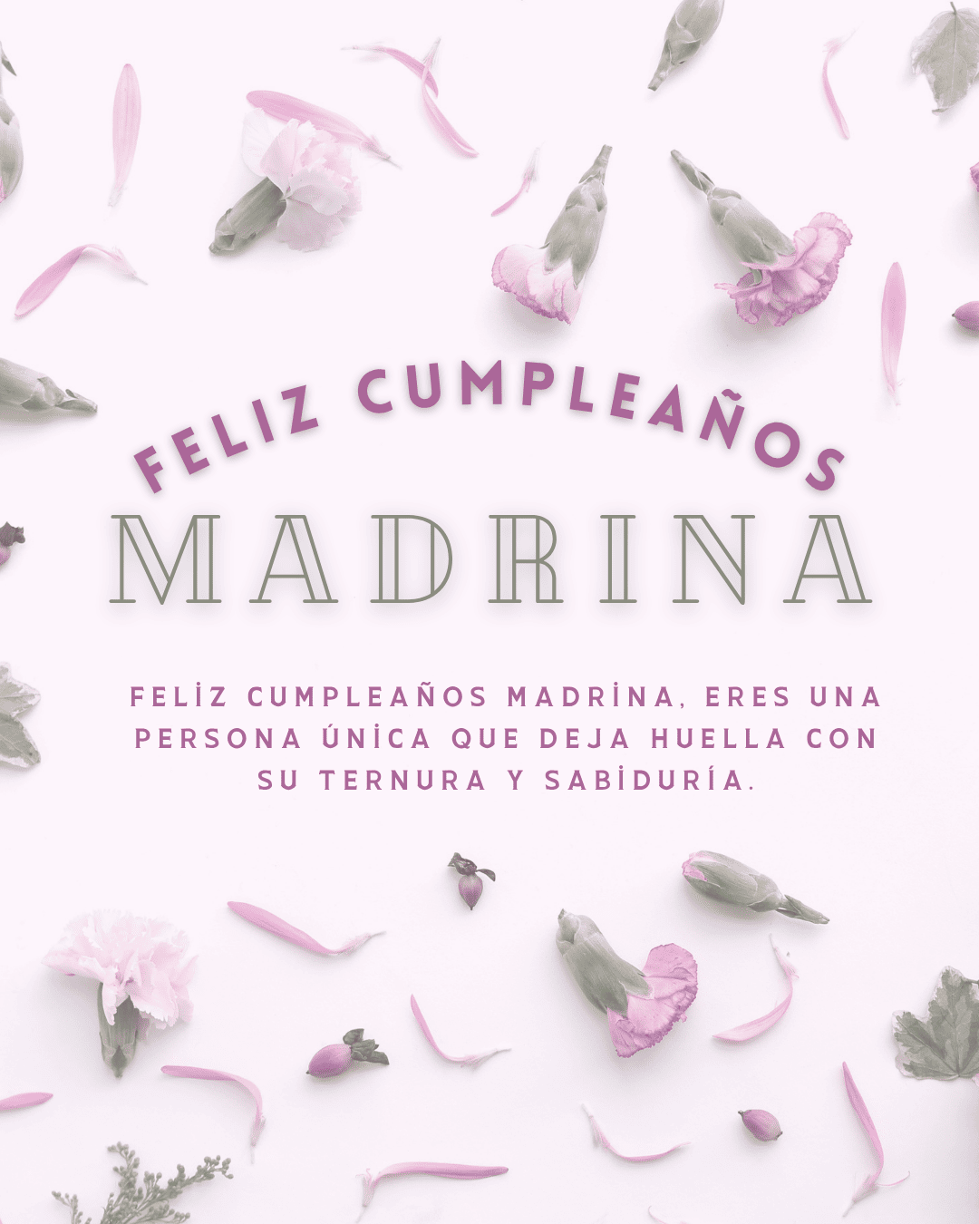 Felicidades Madrina