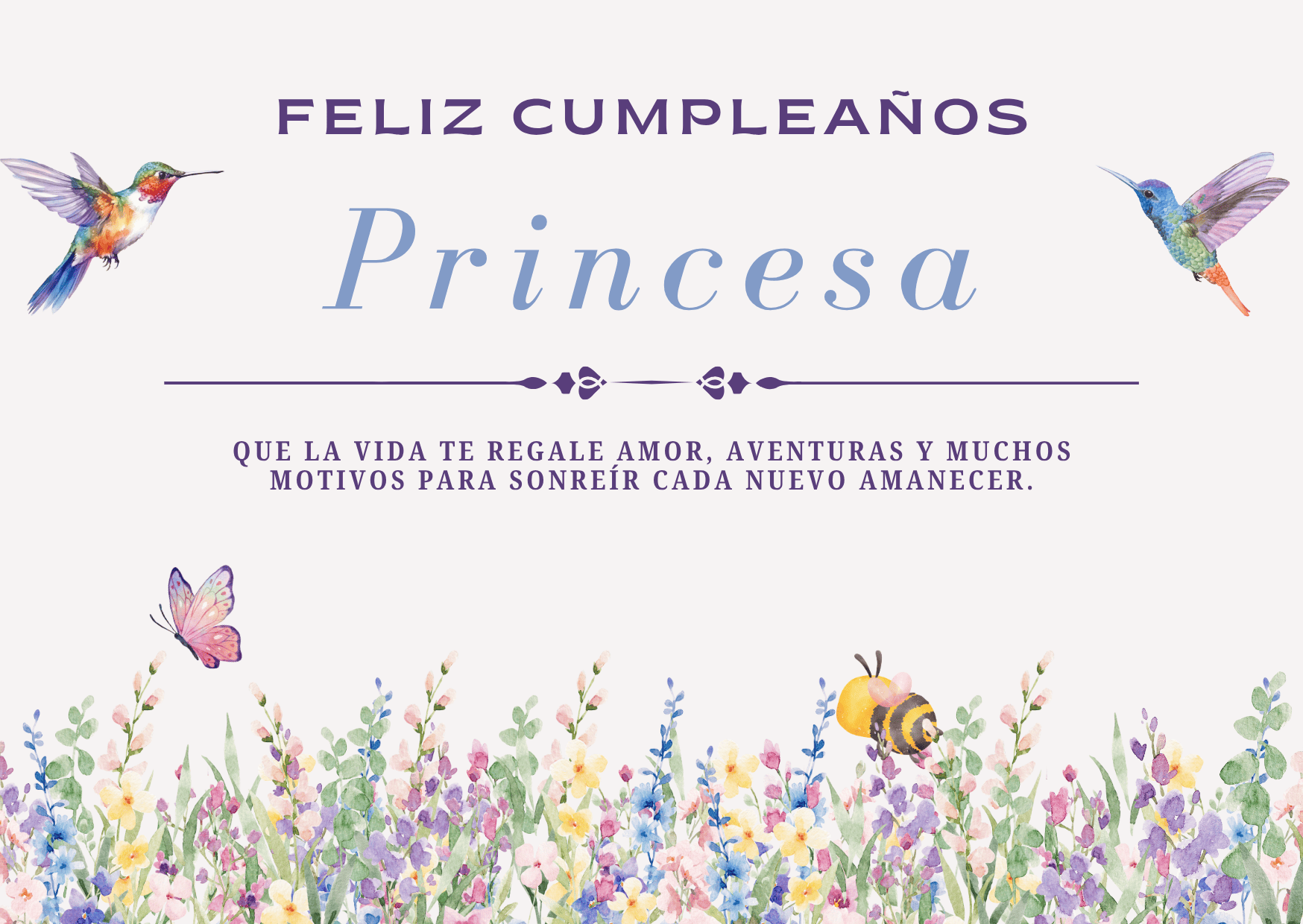 Felicidades Princesa