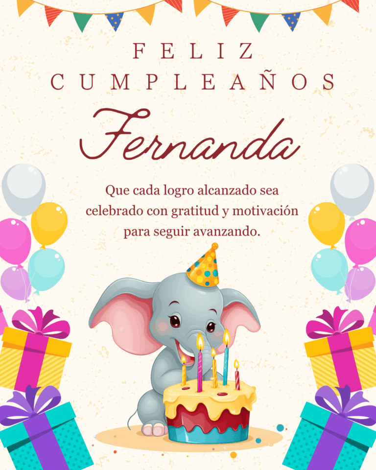 Felicidades Fernanda