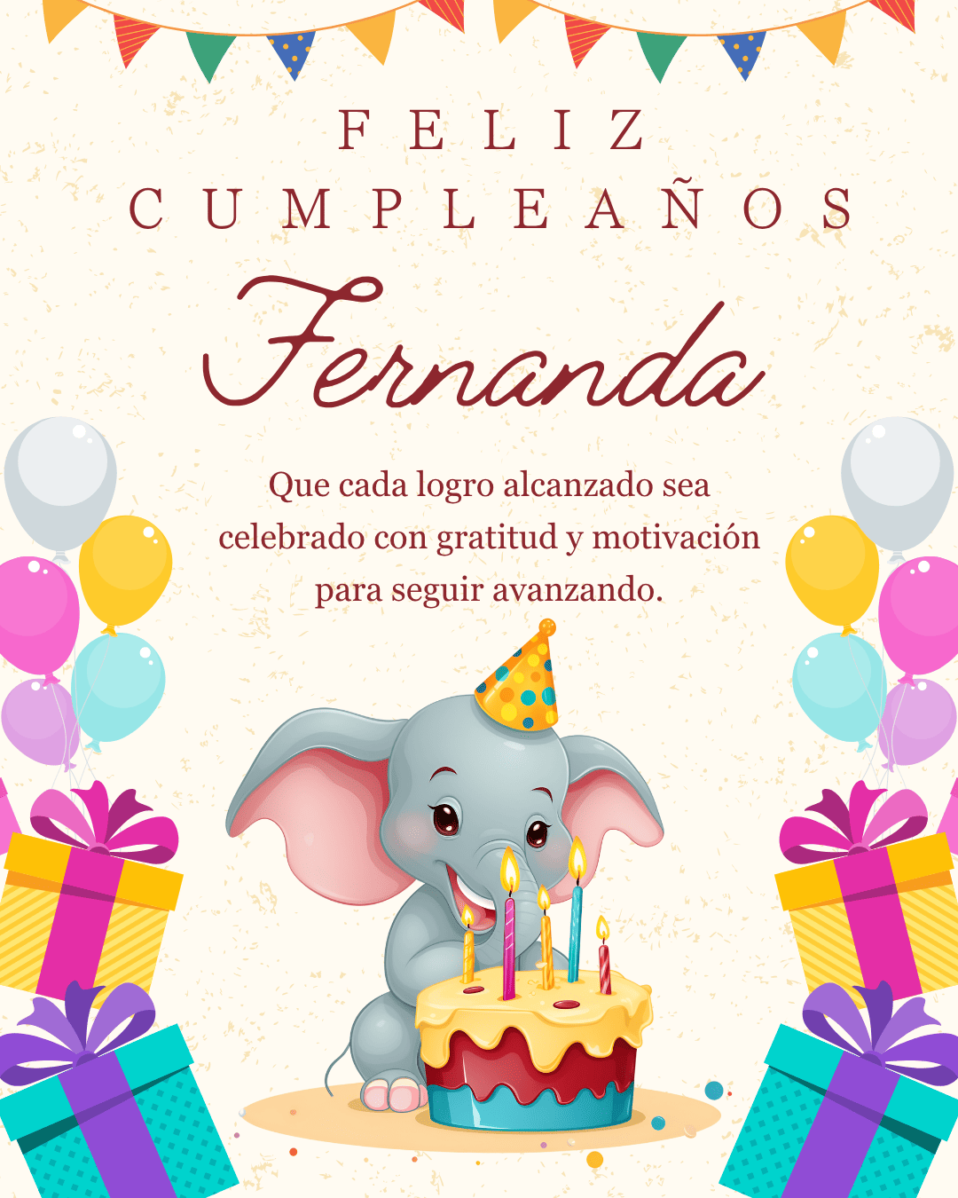 Felicidades Fernanda