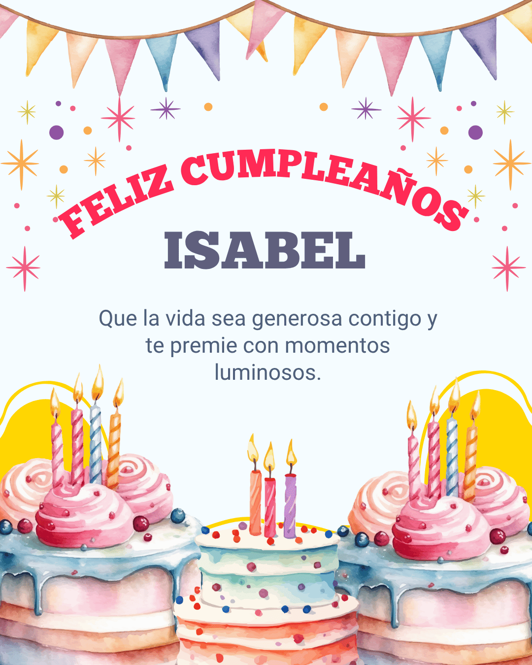 Felicidades Isabel