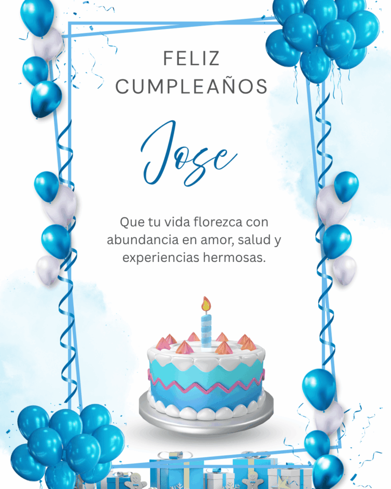 Felicidades Jose