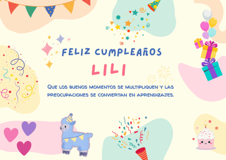 Felicidades Lili
