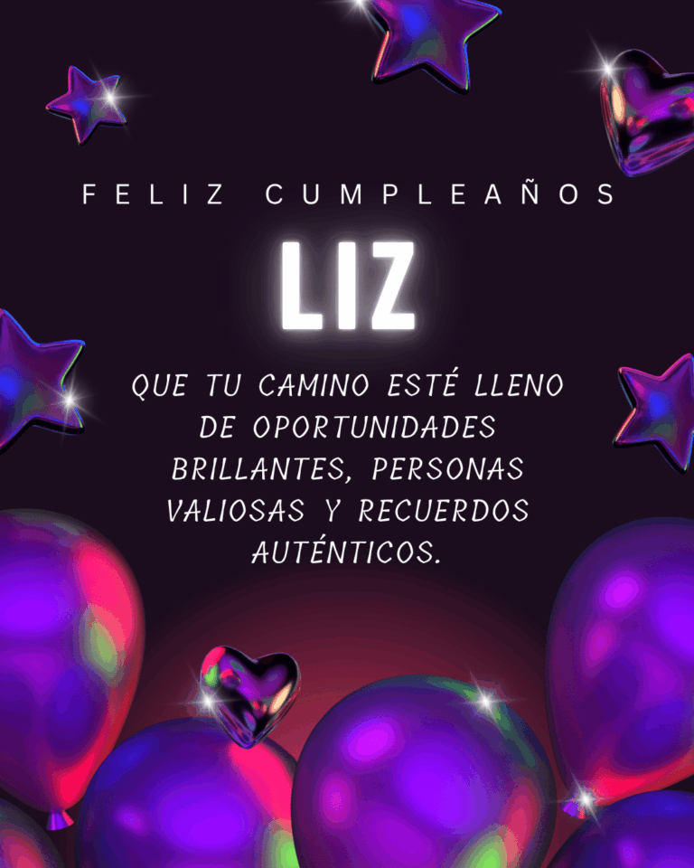 Felicidades Liz