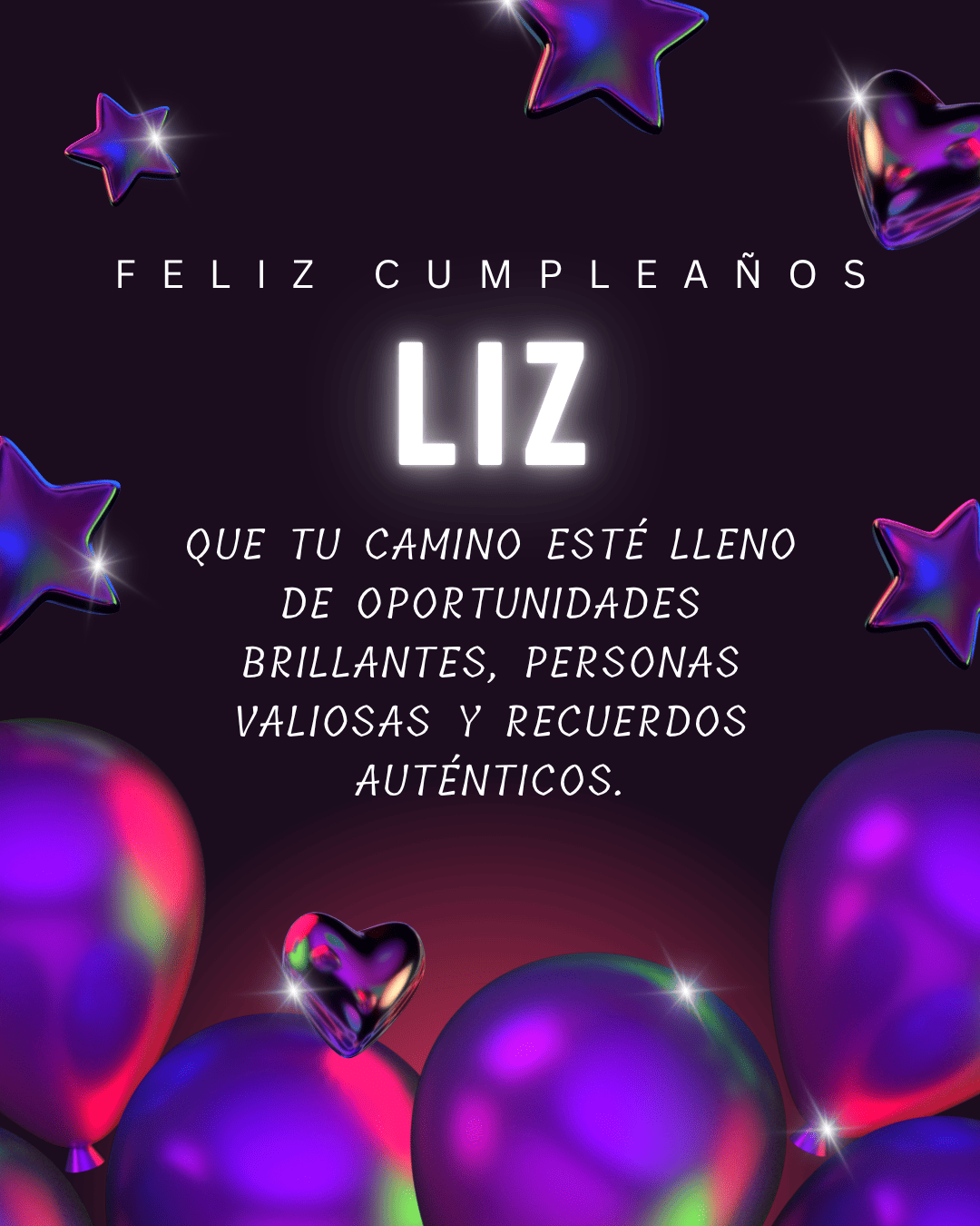 Felicidades Liz