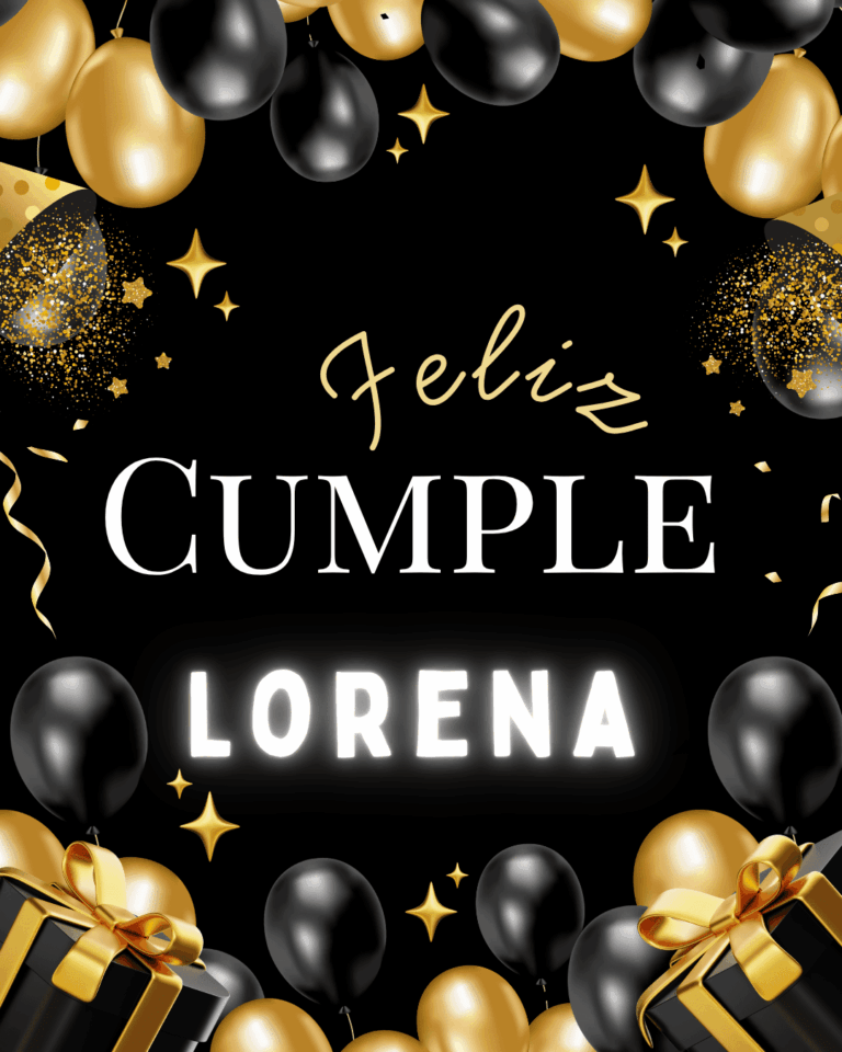 Felicidades Lorena