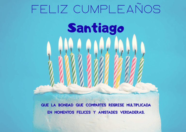 Felicidades Santiago