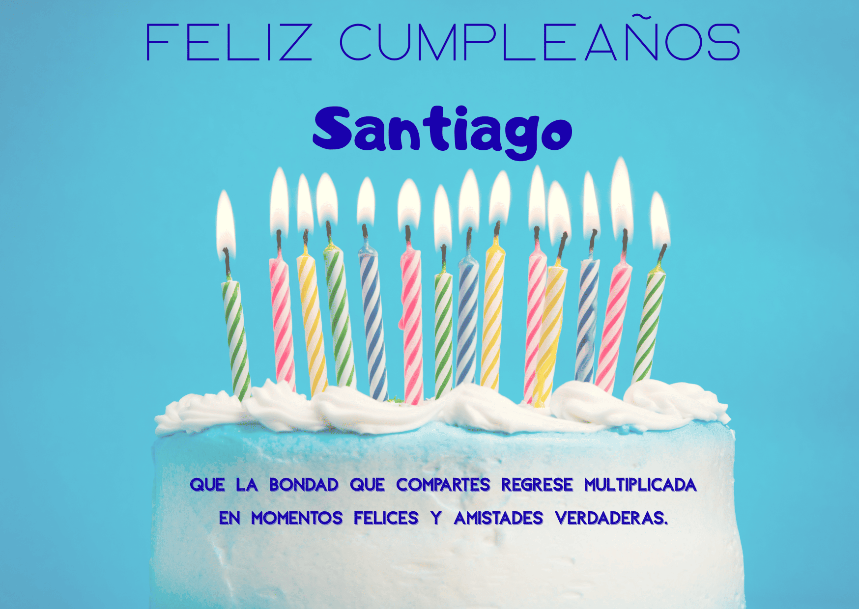 Felicidades Santiago