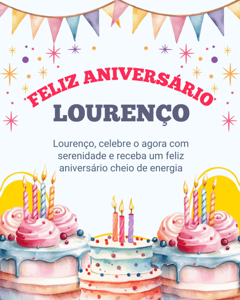 Parabéns Lourenço