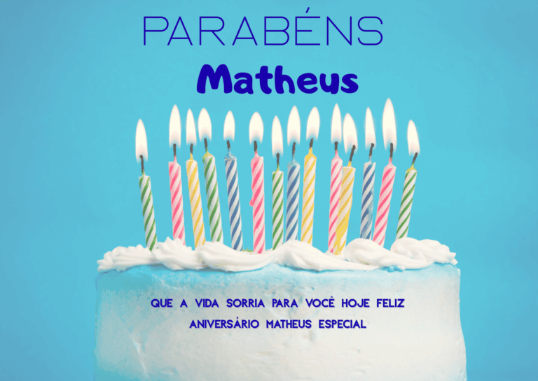 Parabéns Matheus