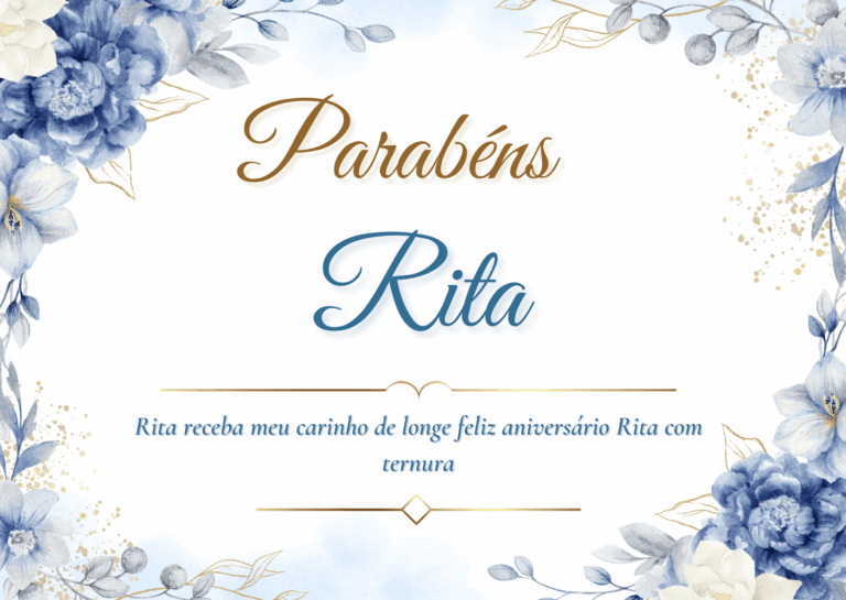 Parabéns Rita