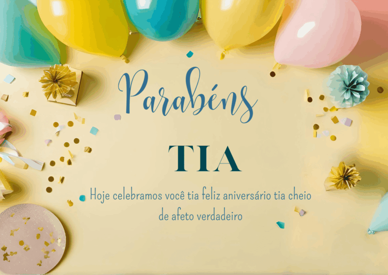Parabéns Tia