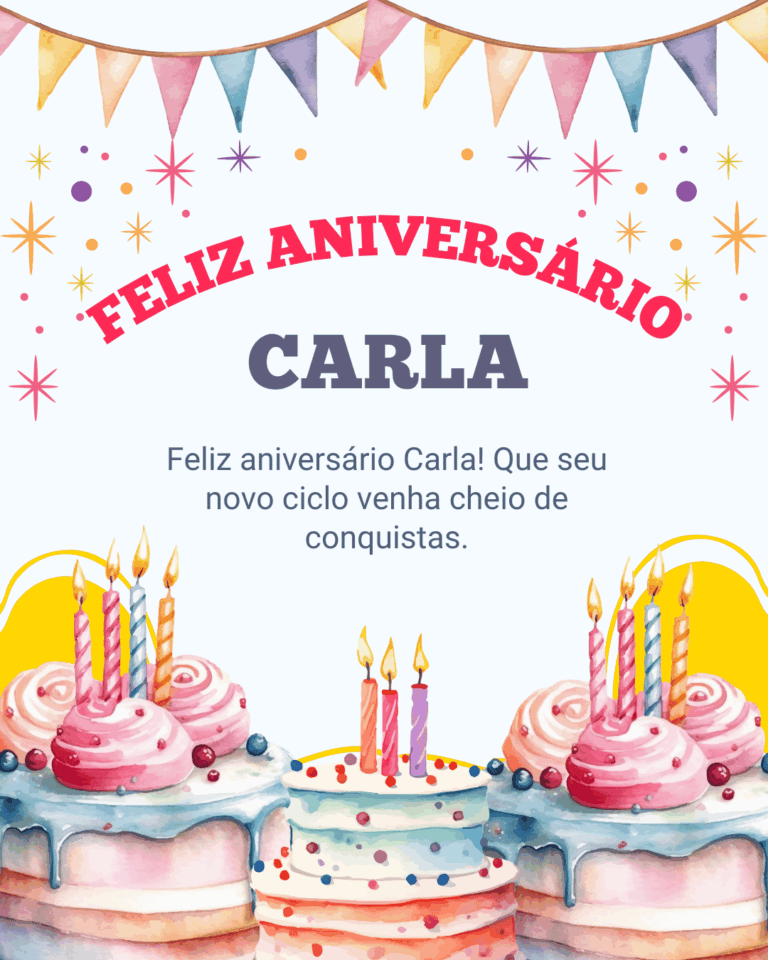 Parabéns Carla