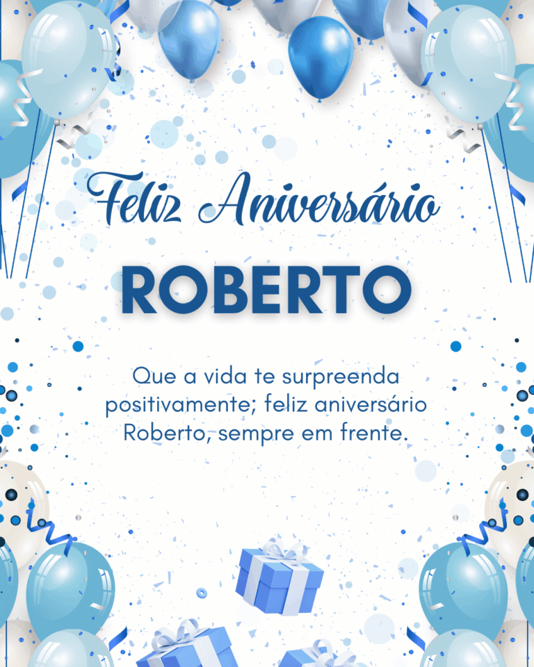 Parabéns Roberto