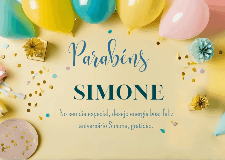 Parabéns Simone
