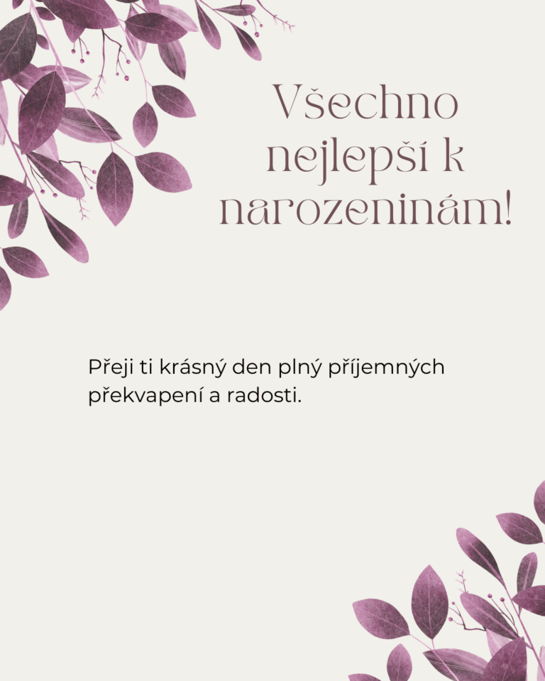 Přání k narozeninám pro děti