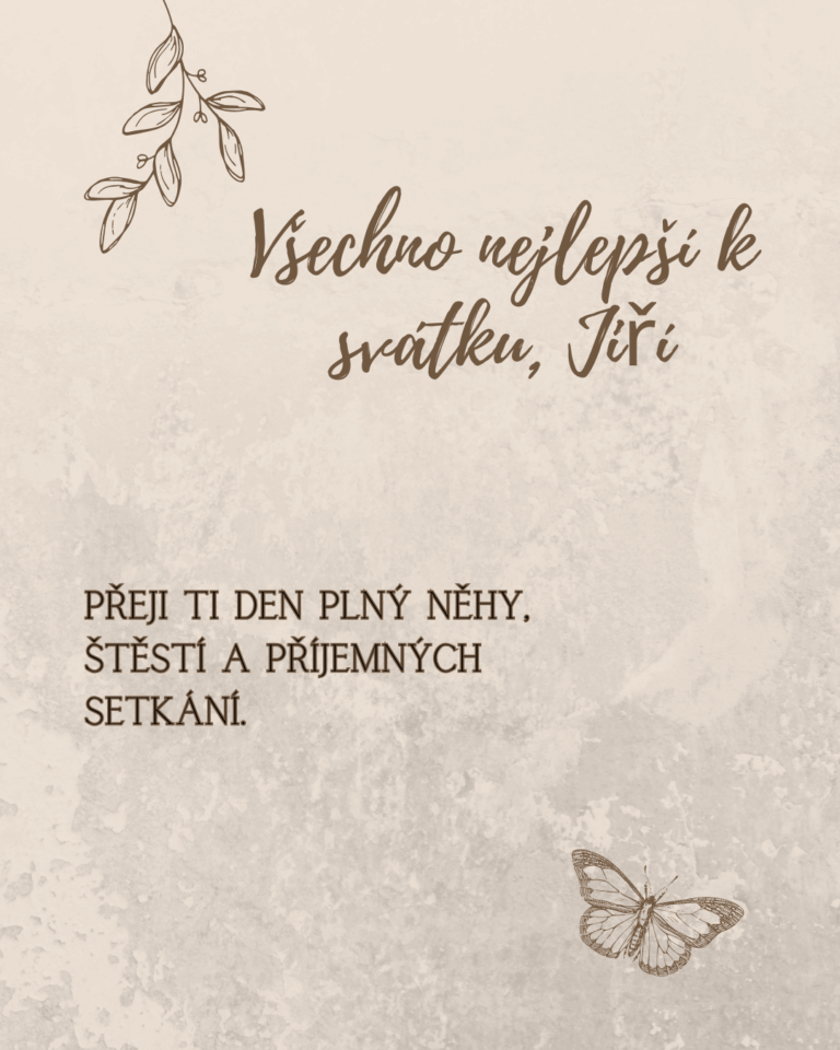 Přání k svátku Jiří