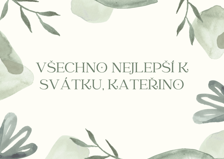 Přání k svátku Kateřina