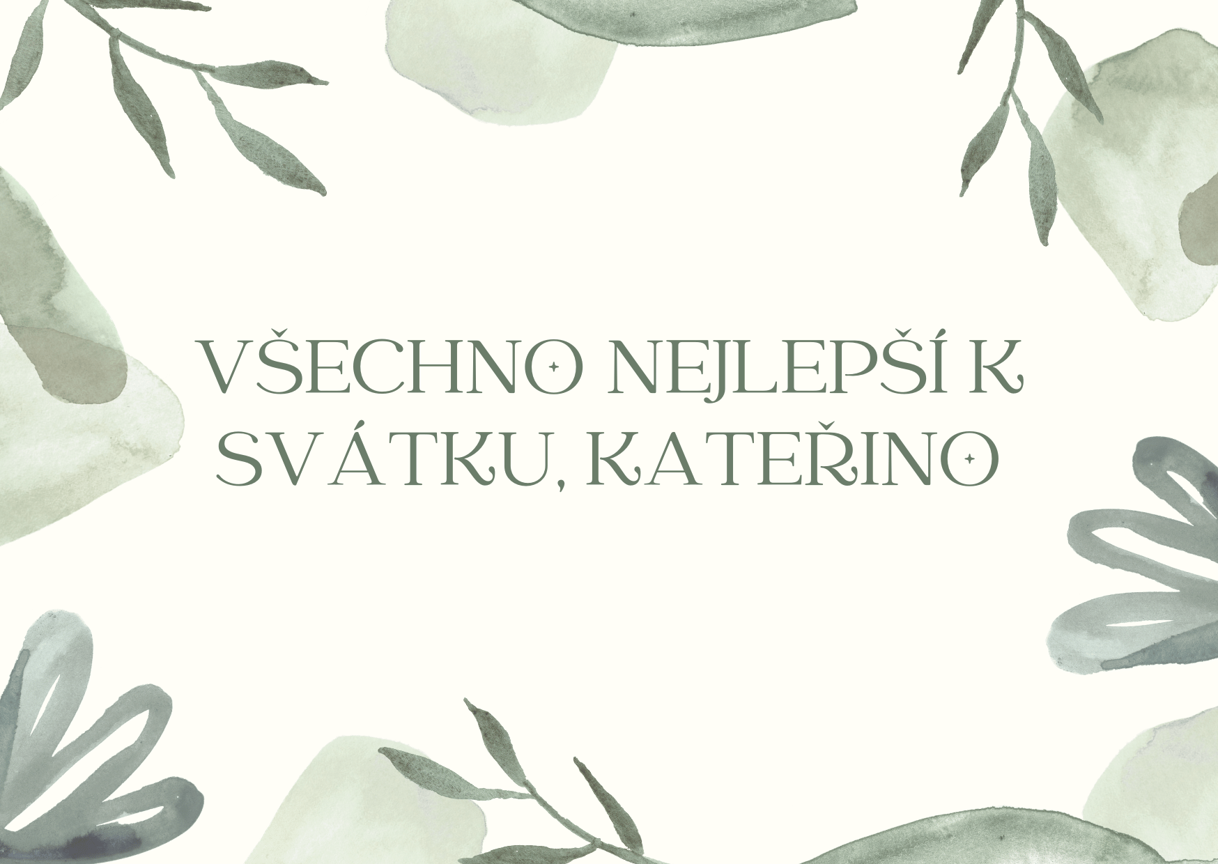 Přání k svátku Kateřina