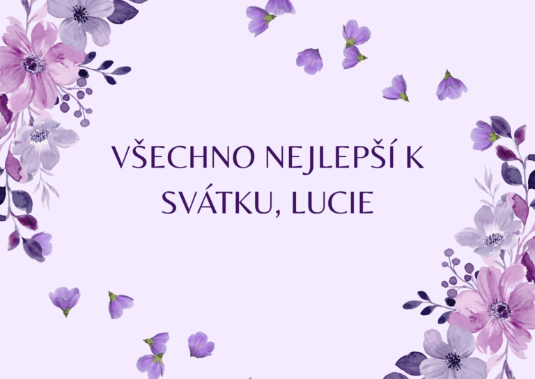 Přání k svátku Lucie