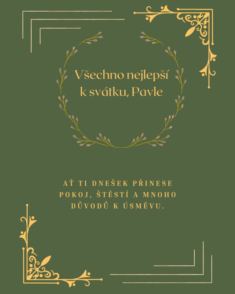Přání k svátku Pavel