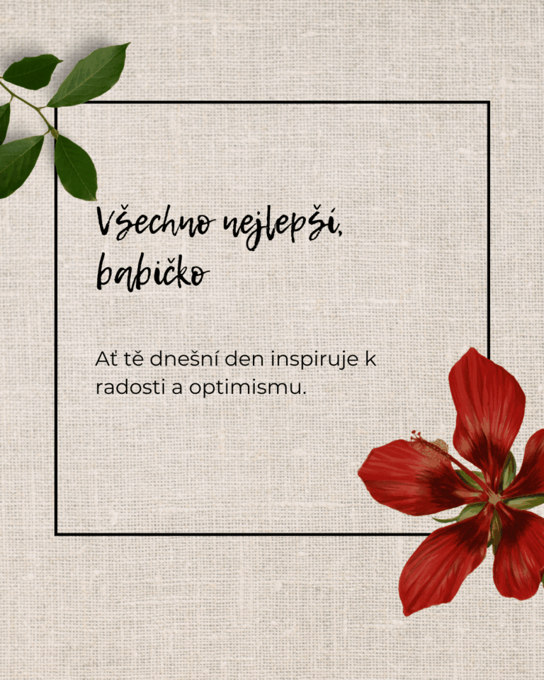 Přání pro babičku