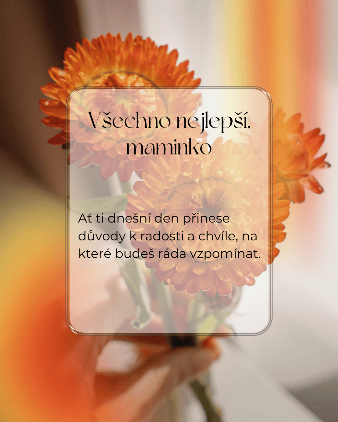 Přání pro maminku