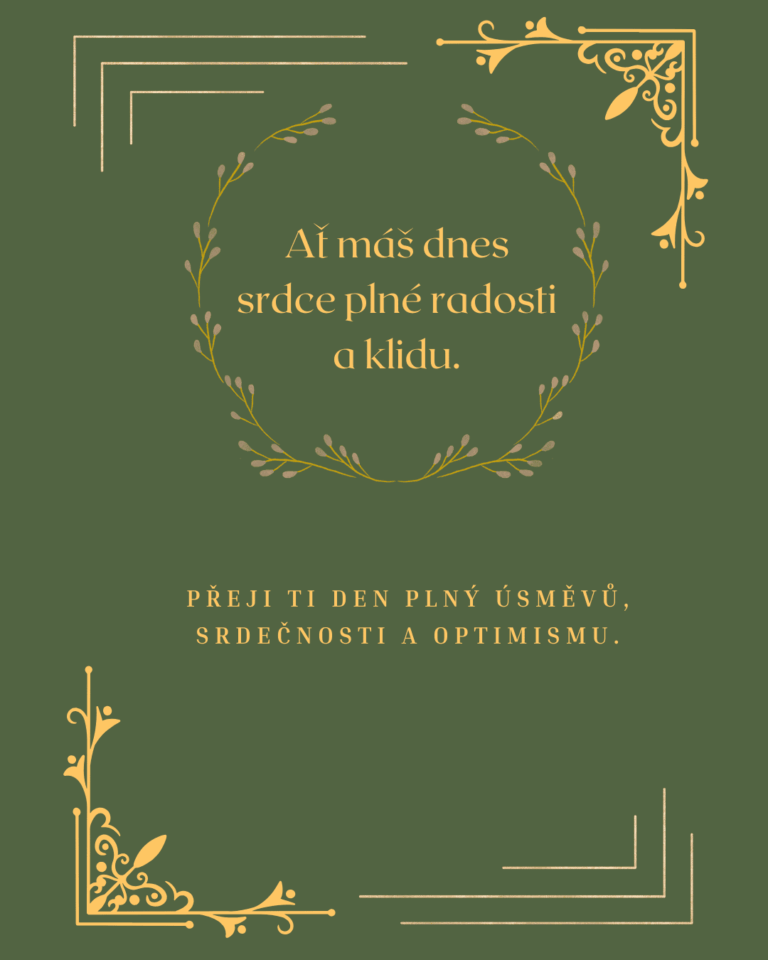 Zamilované přání k narozeninám pro muže