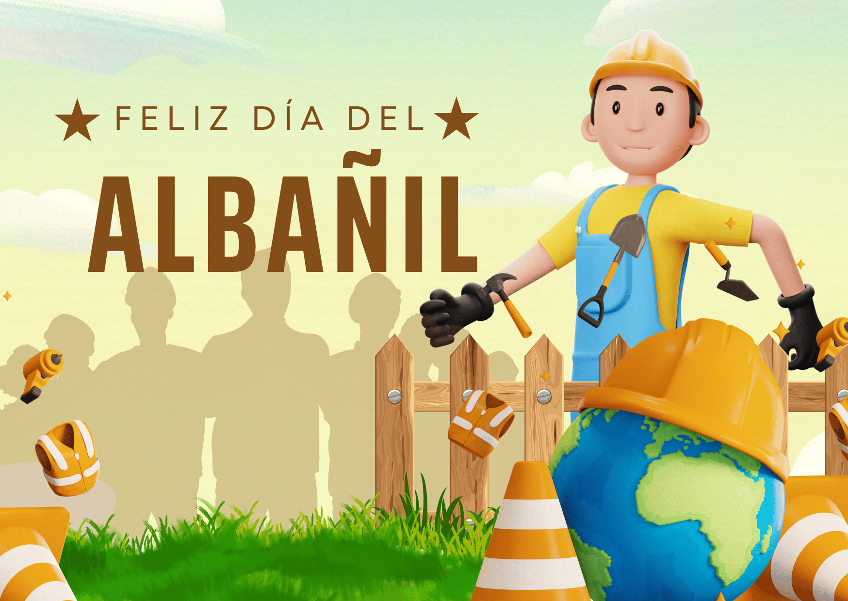 Feliz Día del Albañil