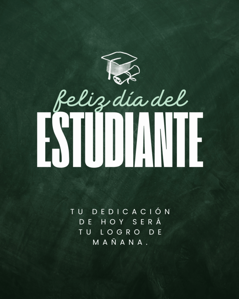 Feliz Día del Estudiante